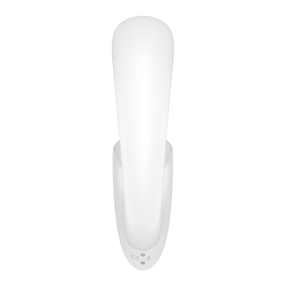 Satisfyer G For Goddess 1 White White Usb Rechargeable Vibrator With Clit Stim