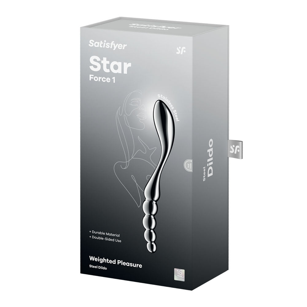 Satisfyer Star Force 1 Chrome Steel 21 Cm Dildo