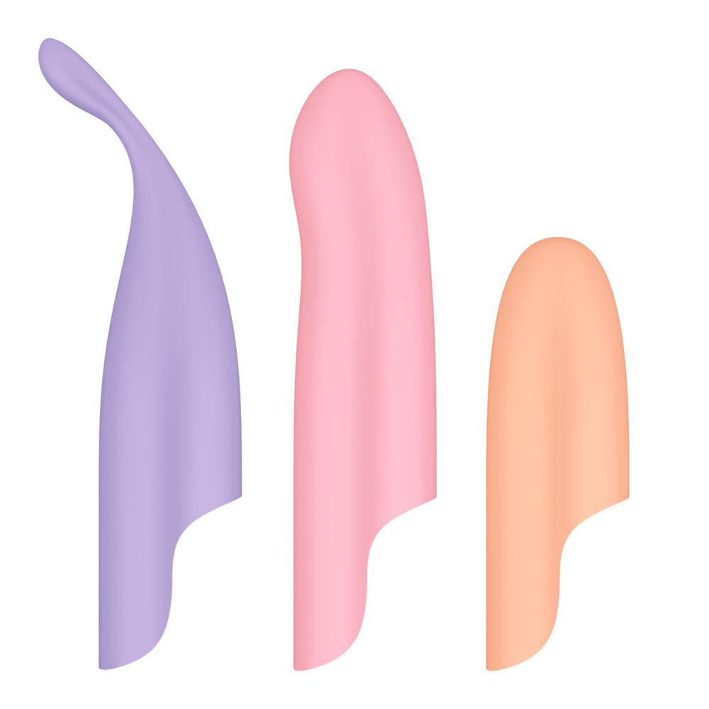 Satisfyer Playful Four Usb Rechargeable Vibrator With 4 Interchangeable