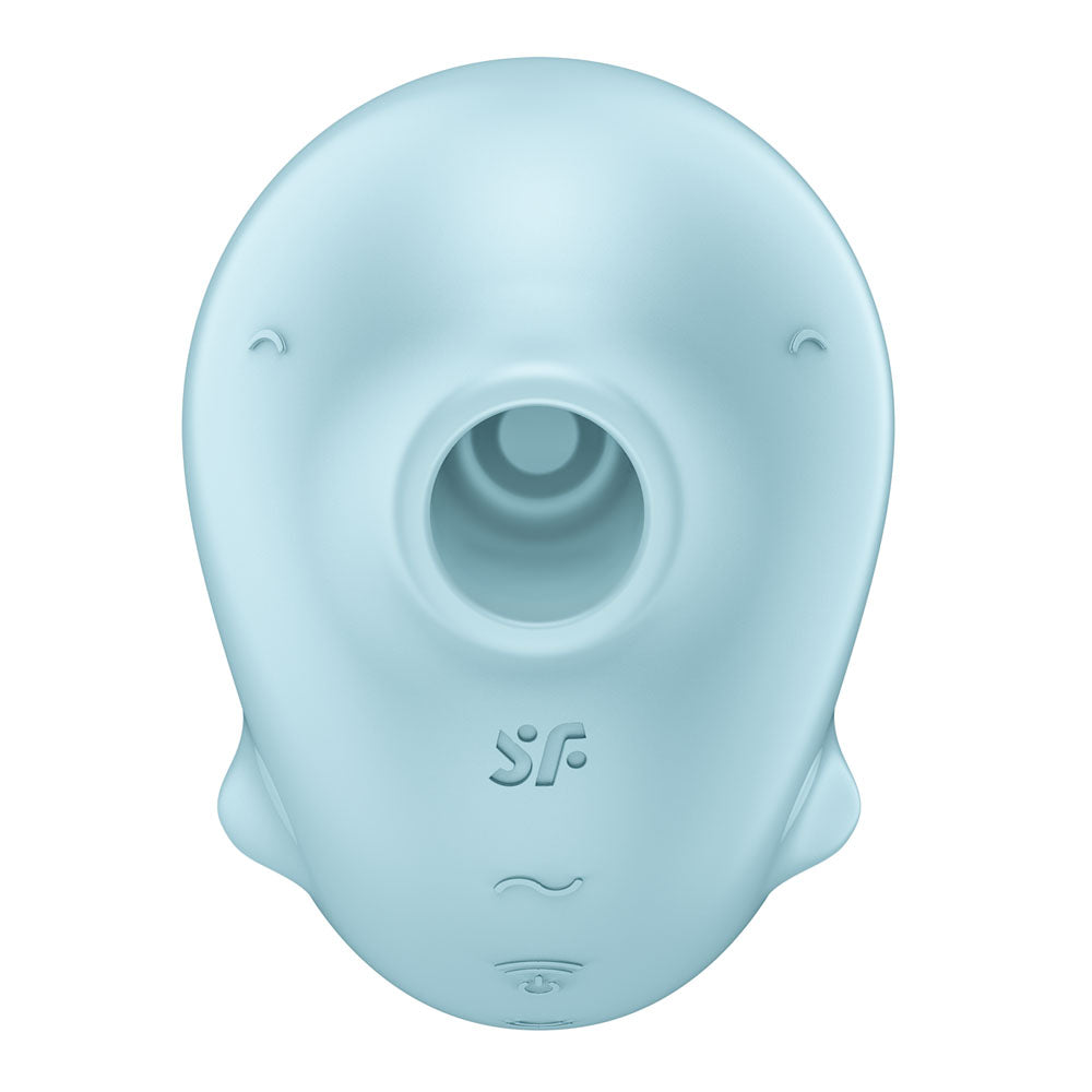 Satisfyer Sassy Seal Light Blue Usb Rechargeable Air Pulse Stimulator