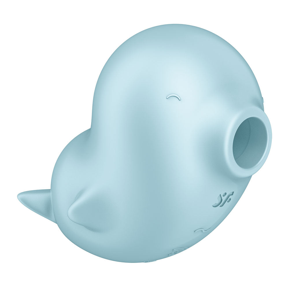 Satisfyer Sassy Seal Light Blue Usb Rechargeable Air Pulse Stimulator