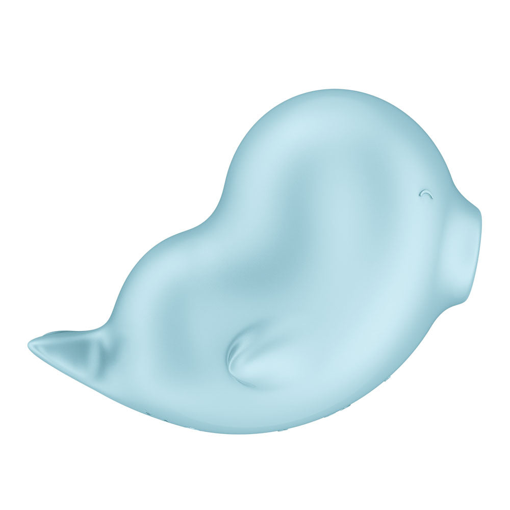 Satisfyer Sassy Seal Light Blue Usb Rechargeable Air Pulse Stimulator