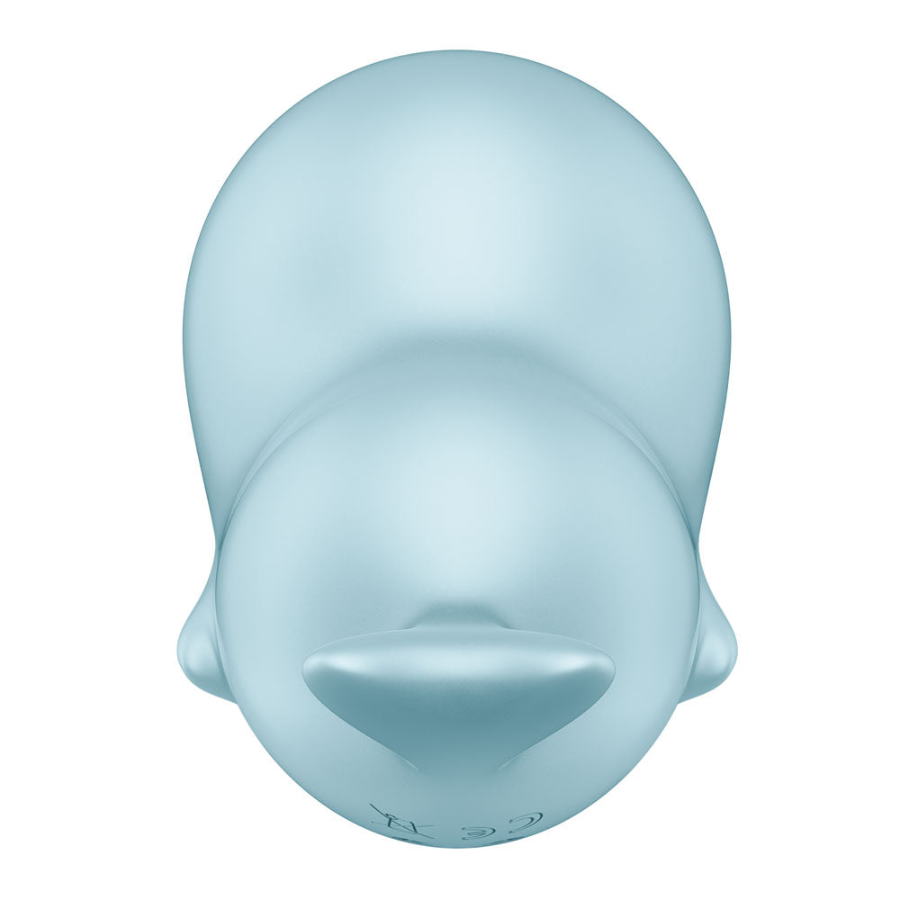 Satisfyer Sassy Seal Light Blue Usb Rechargeable Air Pulse Stimulator