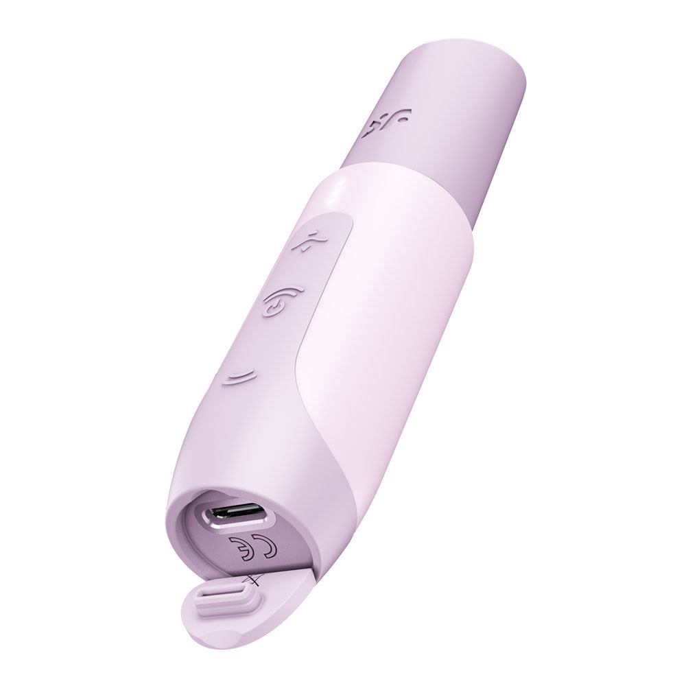 Satisfyer Secret Kiss Lilac Usb Rechargeable Air Pulse Stimulator
