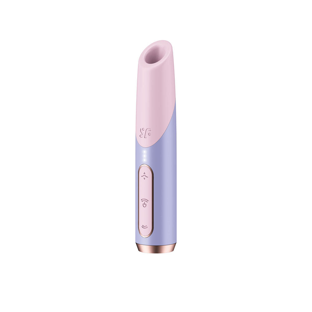 Satisfyer Bold Kiss Purple Usb Rechargeable Air Pulse Stimulator