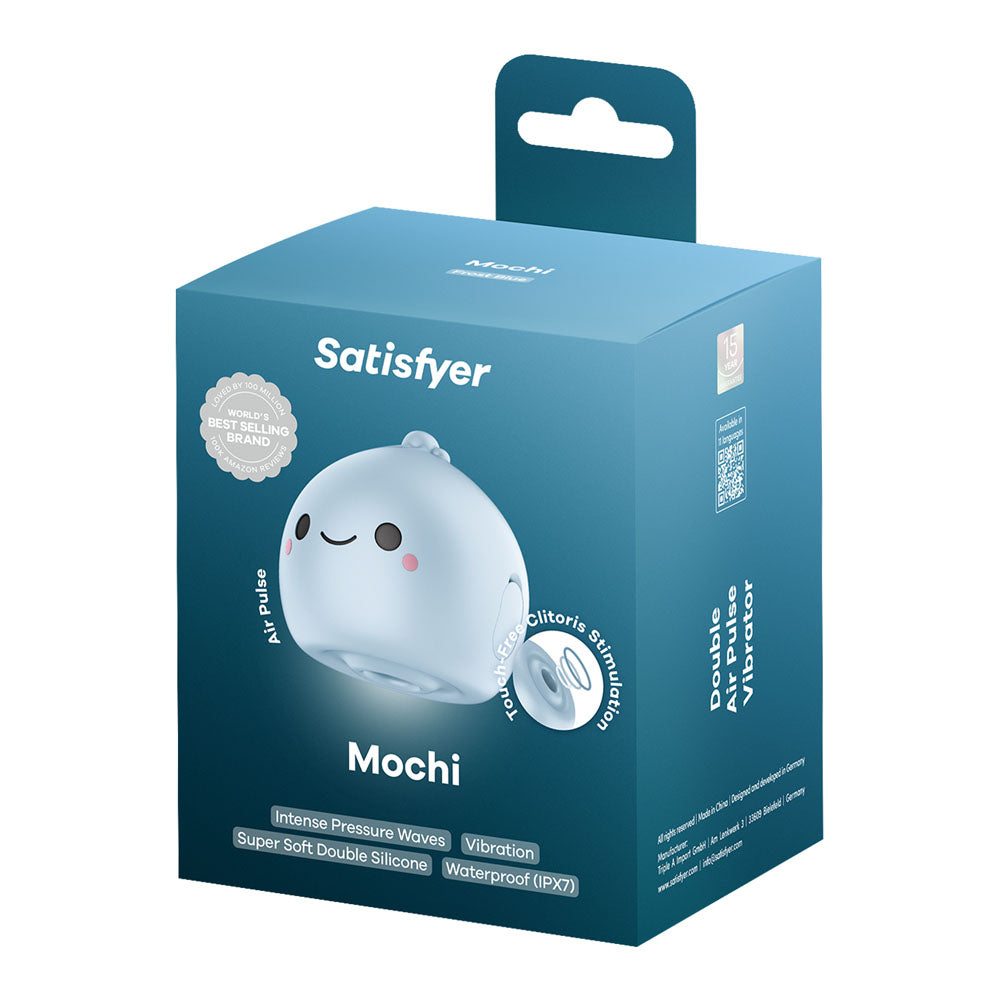 Satisfyer Mochi Frost Blue Frost Blue Usb Rechargeable Air Pulse Stimulator