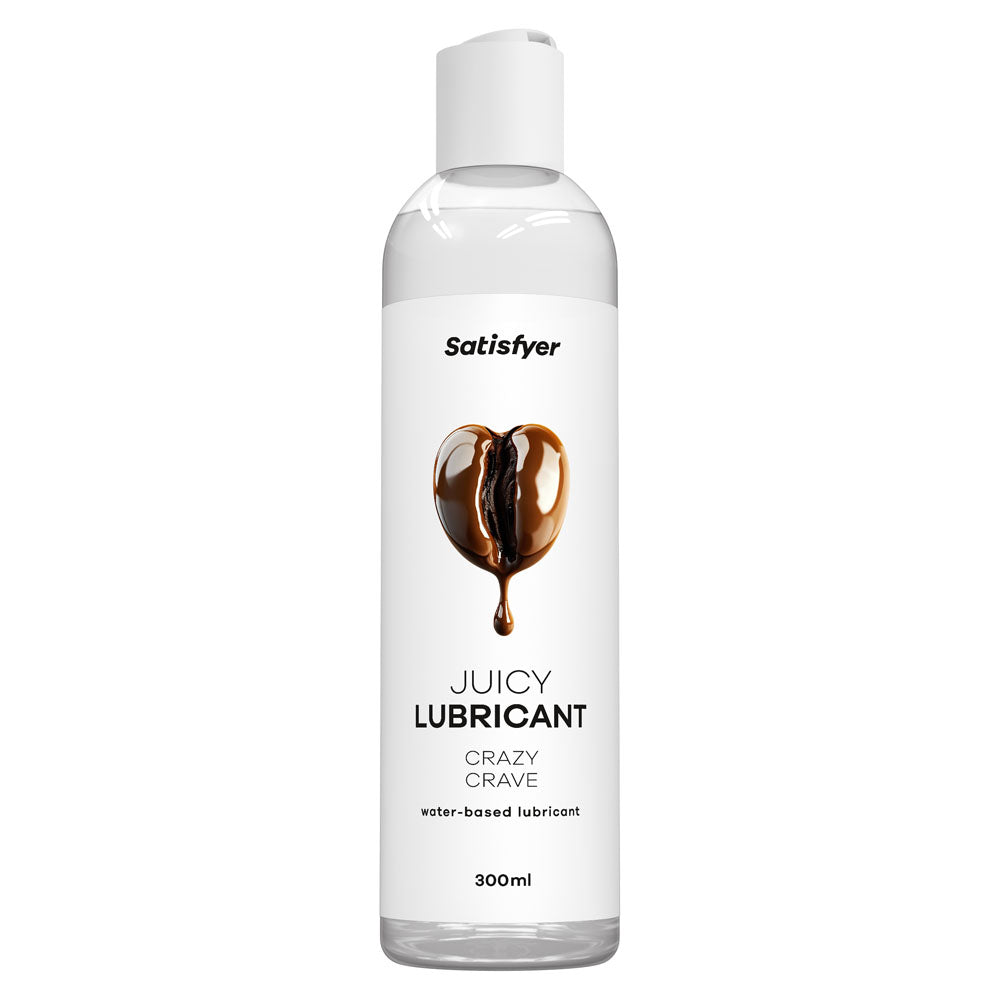 Satisfyer Juicy Lubricant 300 Ml Crazy Crave Coffee Scented Water Based Lubricant 300 Ml Bottle