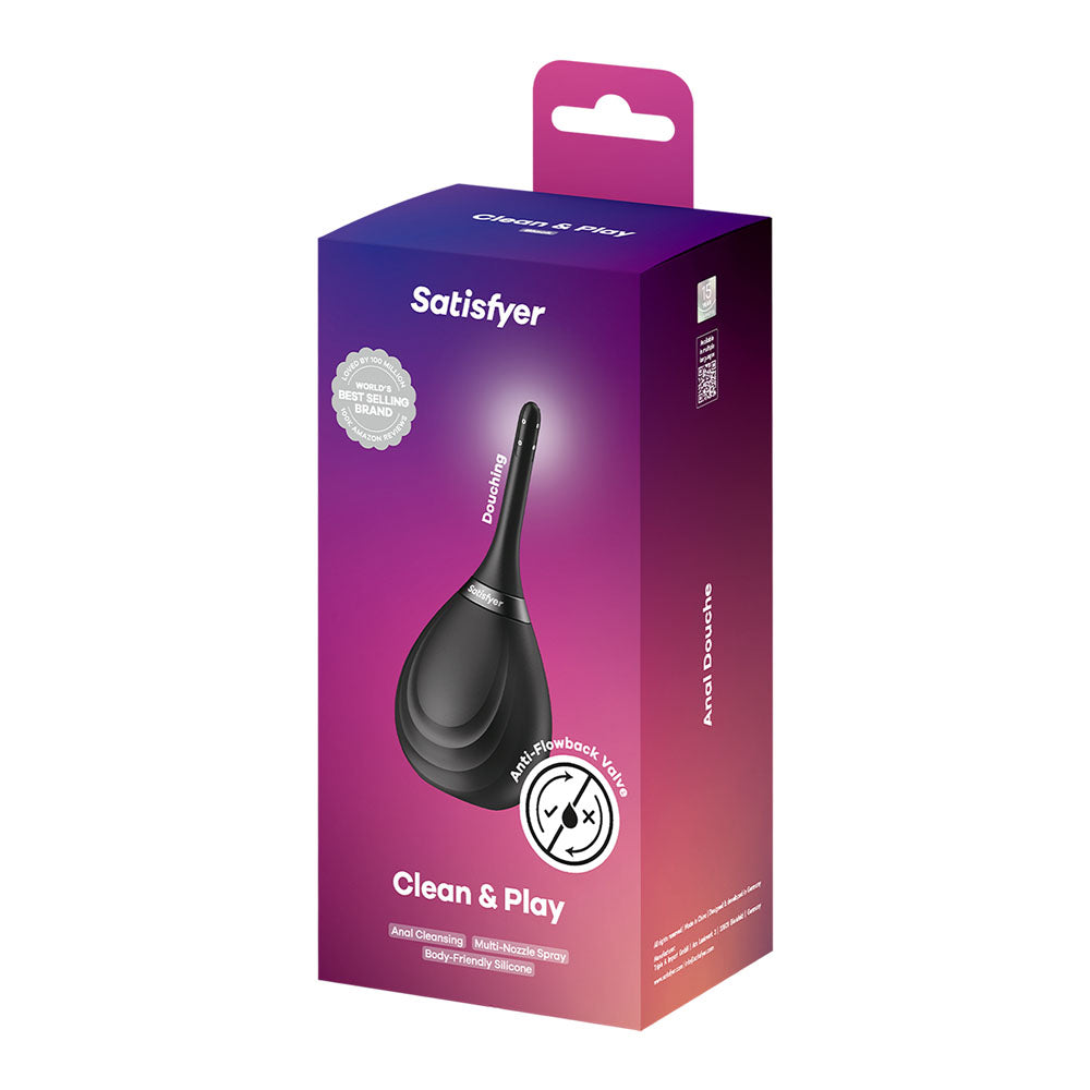 Satisfyer Clean & Play Black Unisex Douche
