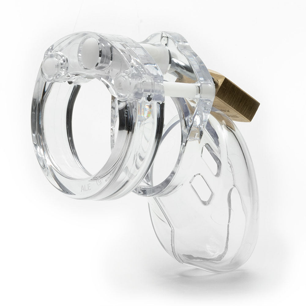 Cb 6000 S Chastity Cock Cage Kit Clear Clear 2.5 Inch Cock Cage Kit