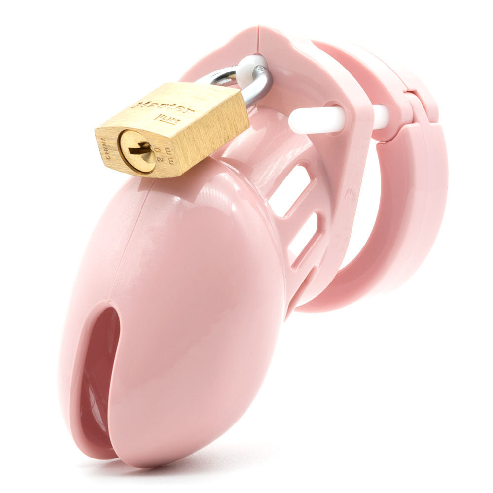 Cb 6000 S Chastity Cock Cage Kit Pink Pink 2.5 Inch Cock Cage Kit