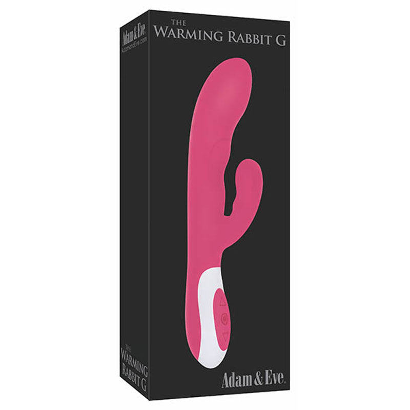 Adam & Eve The Warming Rabbit G Pink 21.6 Cm (8.5'') Usb Rechargeable Warming Rabbit Vibrator