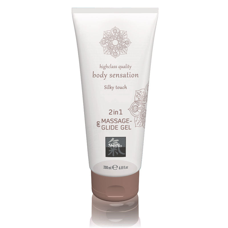 Shiatsu 2in1 Massage & Glide Gel Unscented 200 Ml
