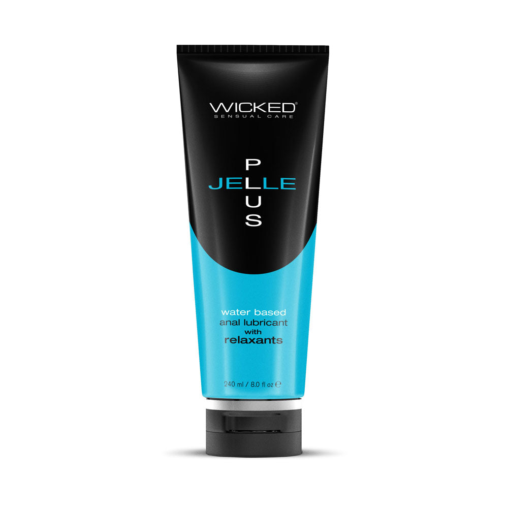 Wicked Jelle Plus Relaxing Water Based Anal Lubricant 240 Ml Bottle
