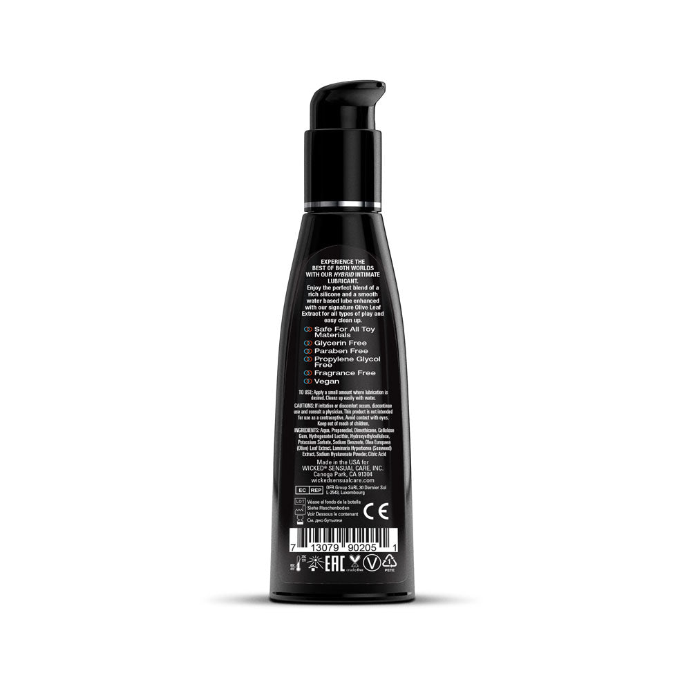 Wicked Hybrid Water & Silicone Blended Lubricant 120 Ml Bottle