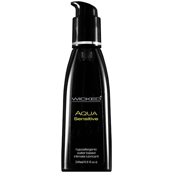 Wicked Aqua Sensitive Water Based Lubricant 240 Ml (8 Oz) Bottle