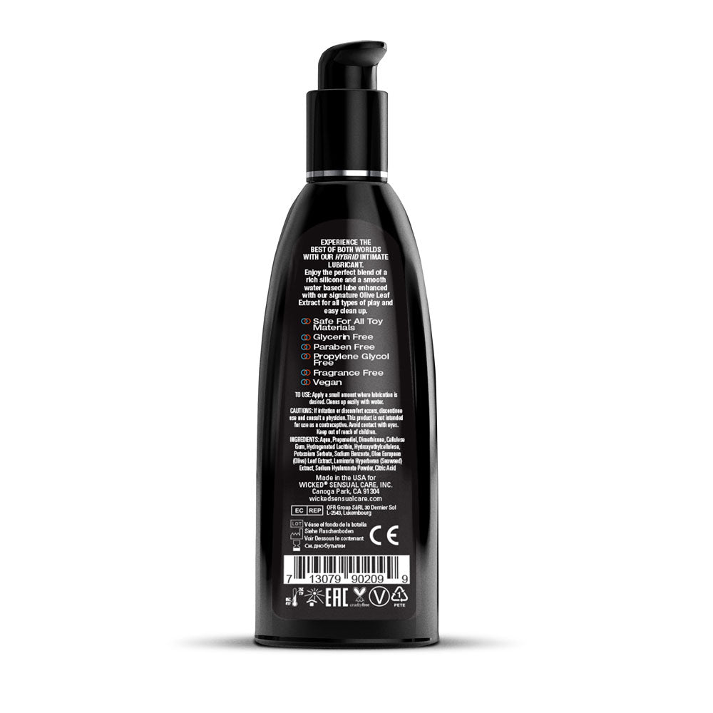 Wicked Hybrid Water & Silicone Blended Lubricant 240 Ml Bottle
