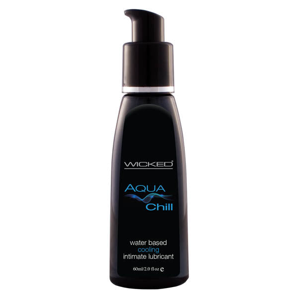 Wicked Aqua Chill Cooling Water Based Lubricant 60 Ml (2 Oz) Bottle