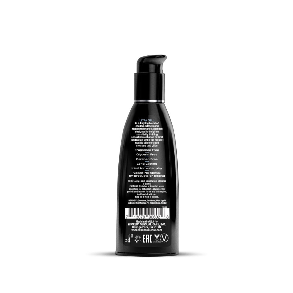 Wicked Ultra Chill Cooling Silicone Lubricant 60 Ml (2 Oz) Bottle