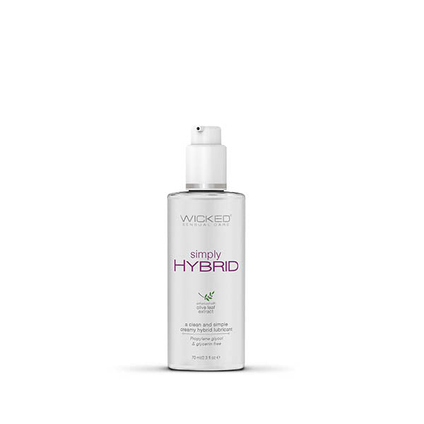 Wicked Simply Hybrid Water & Silicone Blended Lubricant 70 Ml (2.3 Oz) Bottle