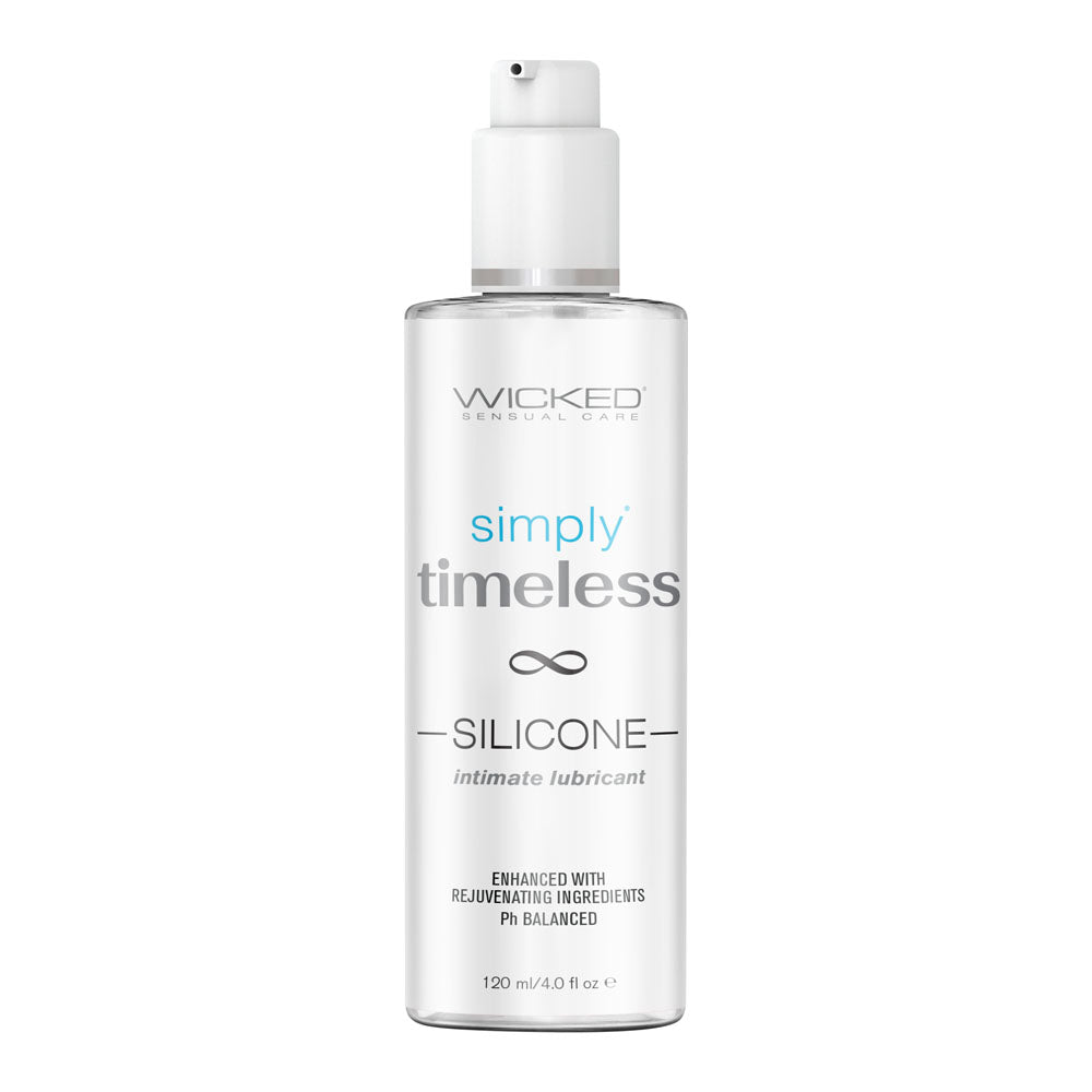 Wicked Simply Timeless Silicone Silicone Based Lubricant 120 Ml (4 Oz) Bottle