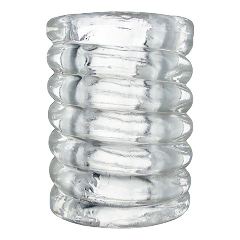 Trinity Spiral Ball Stretcher Clear Ball Stretcher Ring