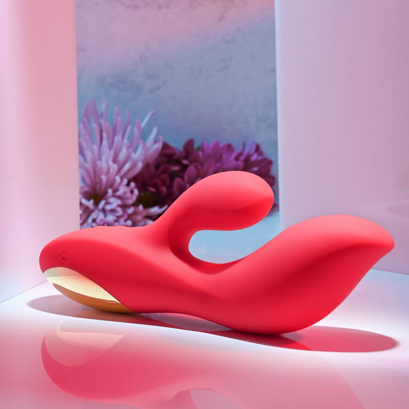 Adam & Eve Eve's Big And Curvy G Red 19.8 Cm Usb Rechargeable Rabbit Vibrator
