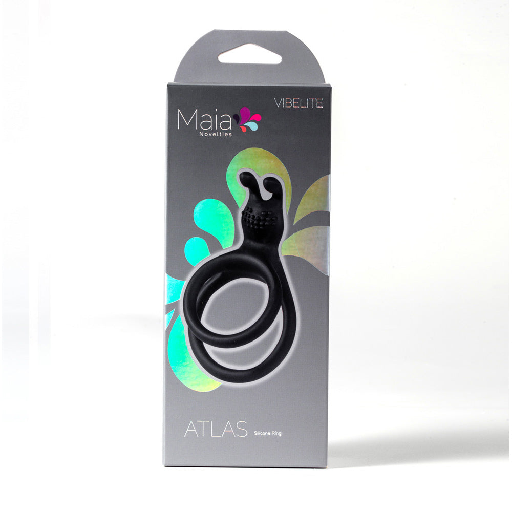 Maia Atlas Black Cock & Balls Ring