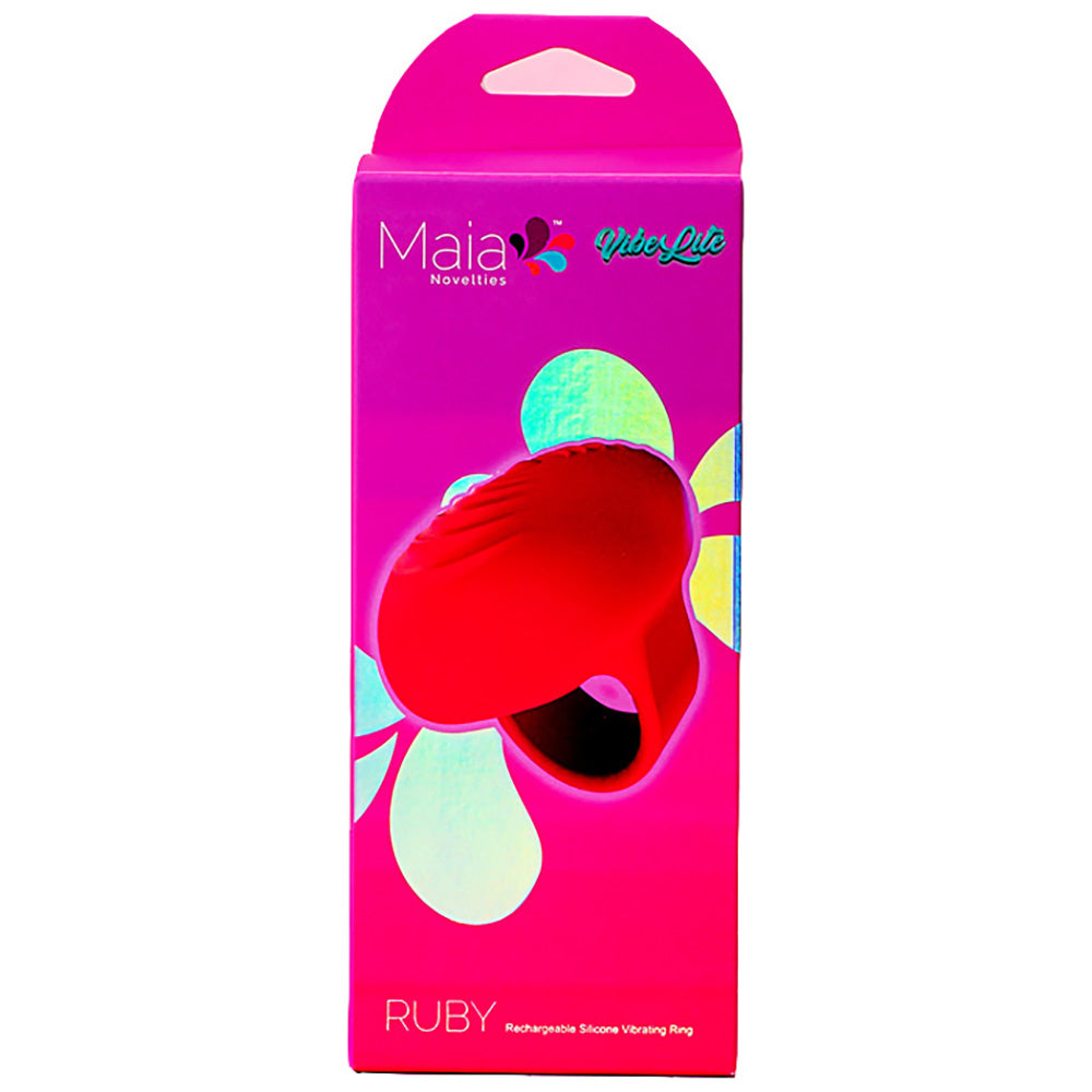 Maia Ruby Pink Usb Rechargeable Finger Stimulator