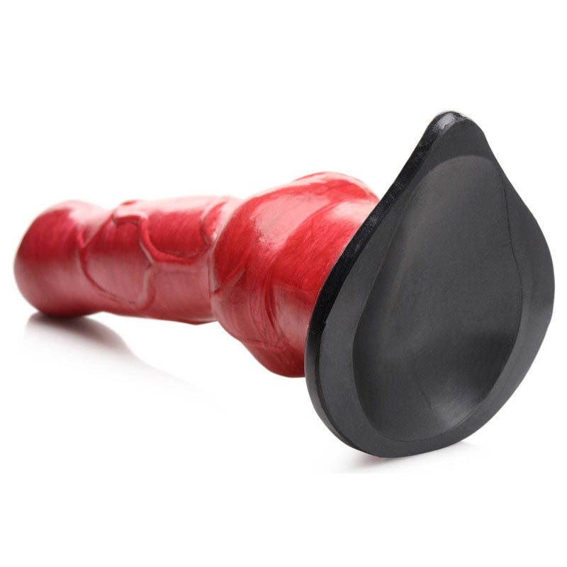 Creature Cocks Hell Hound Canine Penis Silicone Dildo Red 19 Cm Canine Dildo