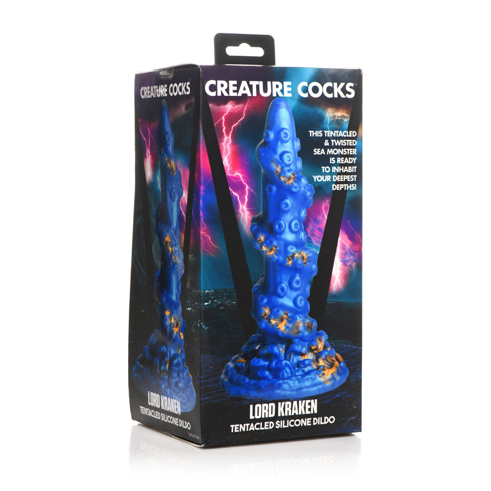 Creature Cocks Lord Kraken Dildo Blue 21 Cm Fantasy Tentacle Dildo