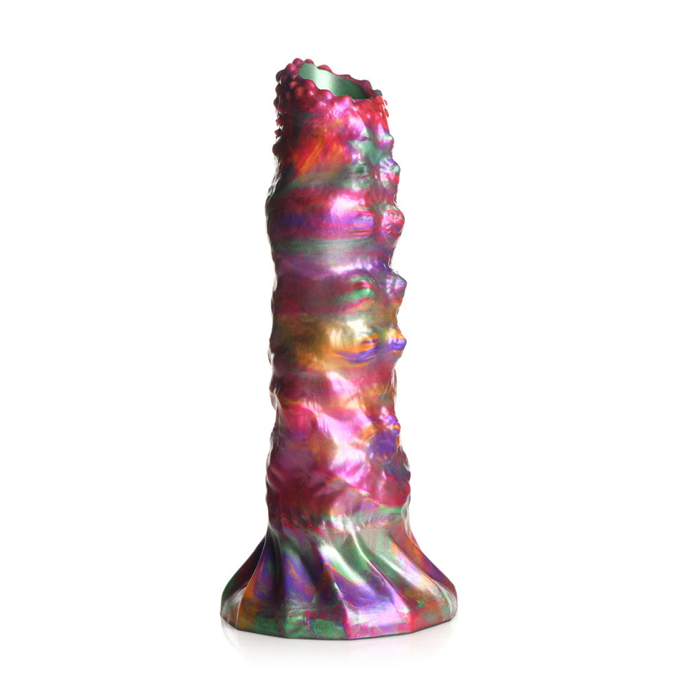 Creature Cocks Larva Silicone Dildo Coloured 22.9 Cm Fantasy Dildo With Eggs