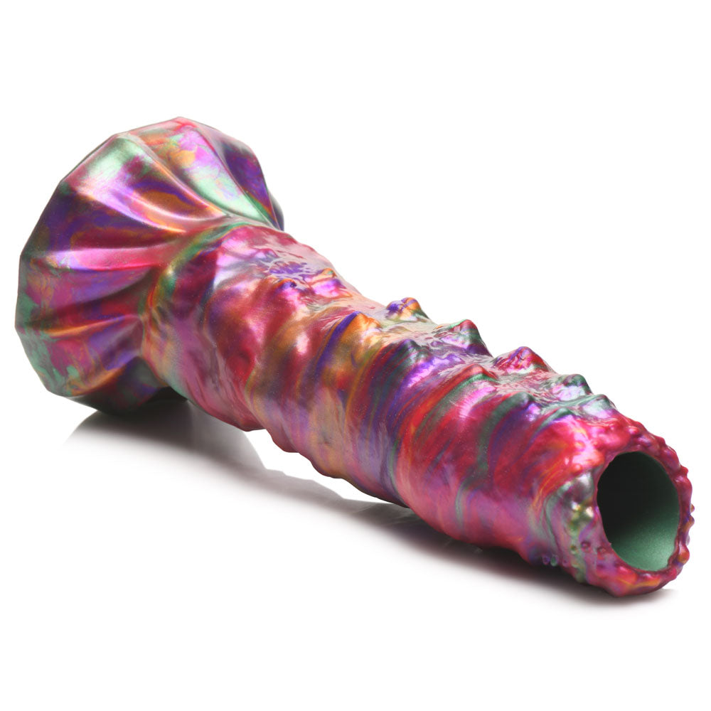 Creature Cocks Larva Silicone Dildo Coloured 22.9 Cm Fantasy Dildo With Eggs
