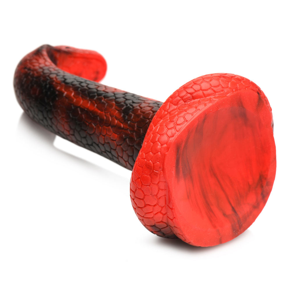 Creature Cocks King Cobra Silicone Dildo Red 21.4 Cm Fantasy Dildo