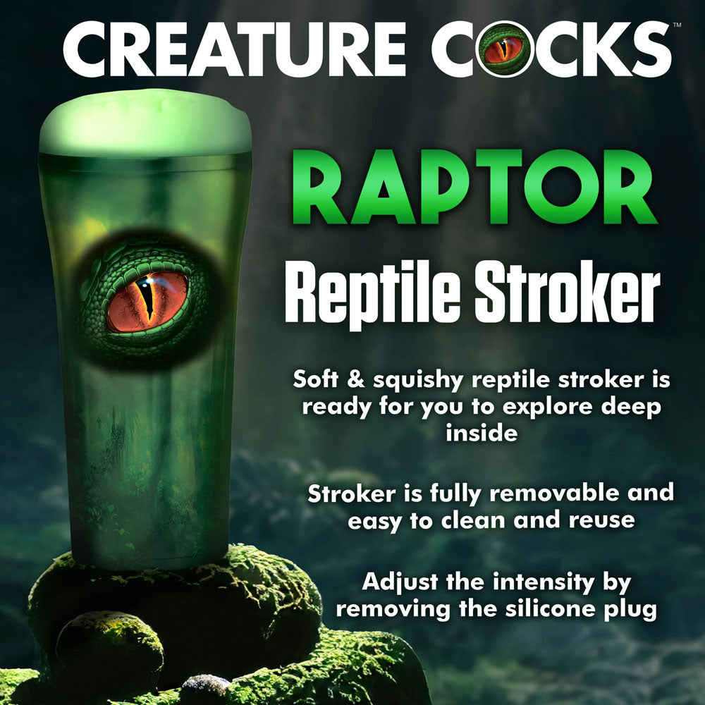 Creature Cocks Raptor Reptile Stroker Green Fantasy Stroker