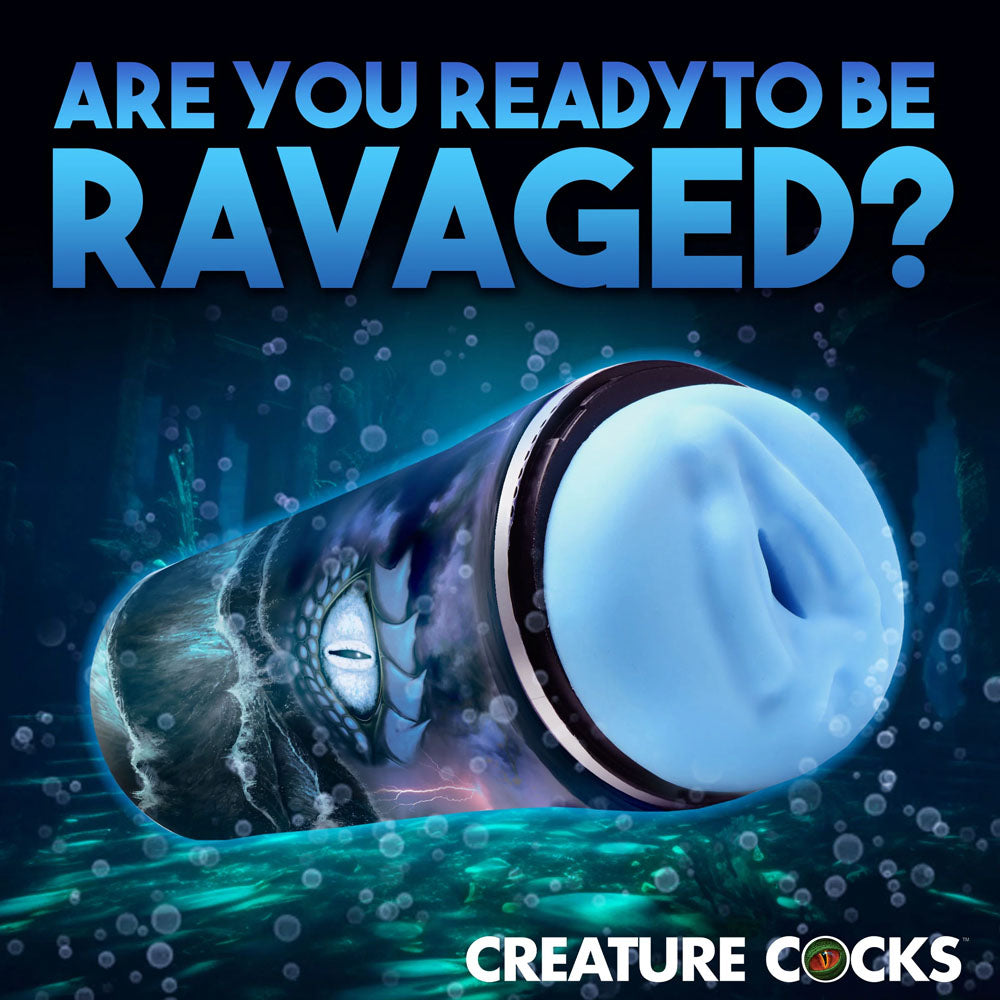 Creature Cocks Pussidon Sea Monster Stroker Blue Fantasy Stroker