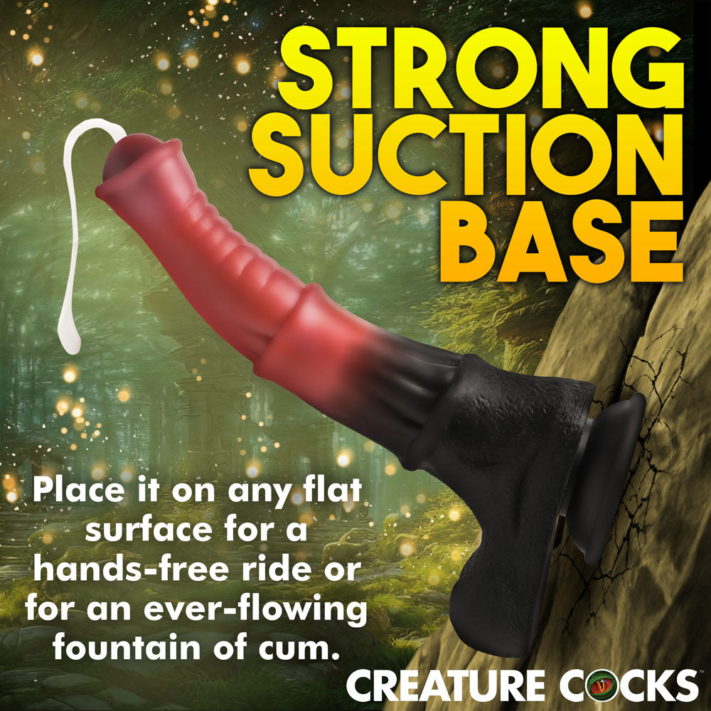 Creature Cocks Centaur Explosion Pink/Black 24.5 Cm Squirting Fantasy Dildo