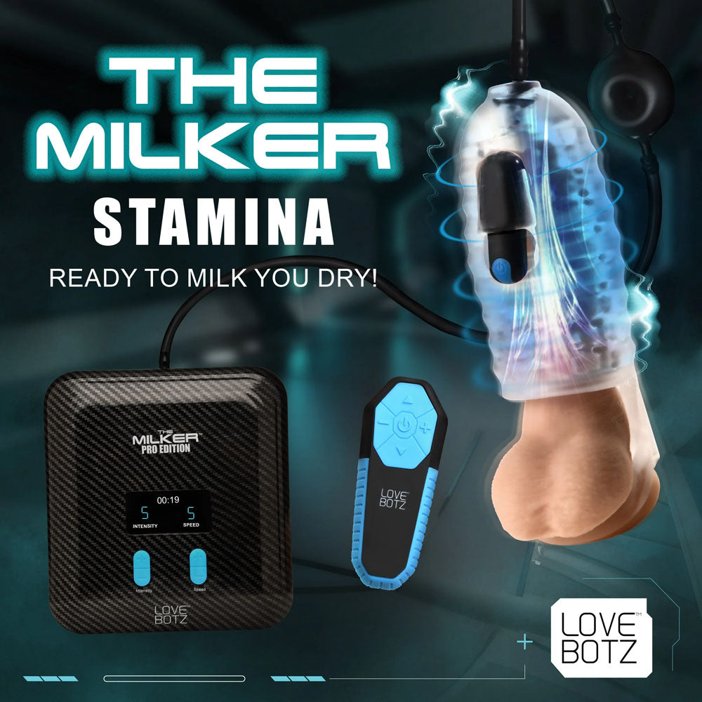 Love Botz The Milker Stamina Mains Powered Milking Masturbator