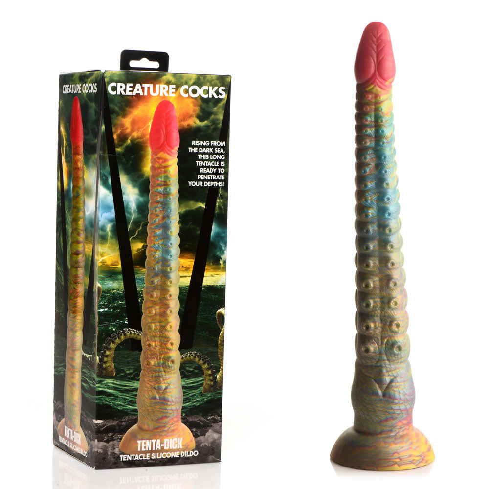 Creature Cocks Tenta Dick Multi Coloured 32 Cm Tentacle Fantasy Dildo
