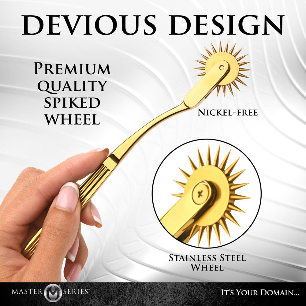 Master Series Gold Sensation Gold Wartenberg Wheel