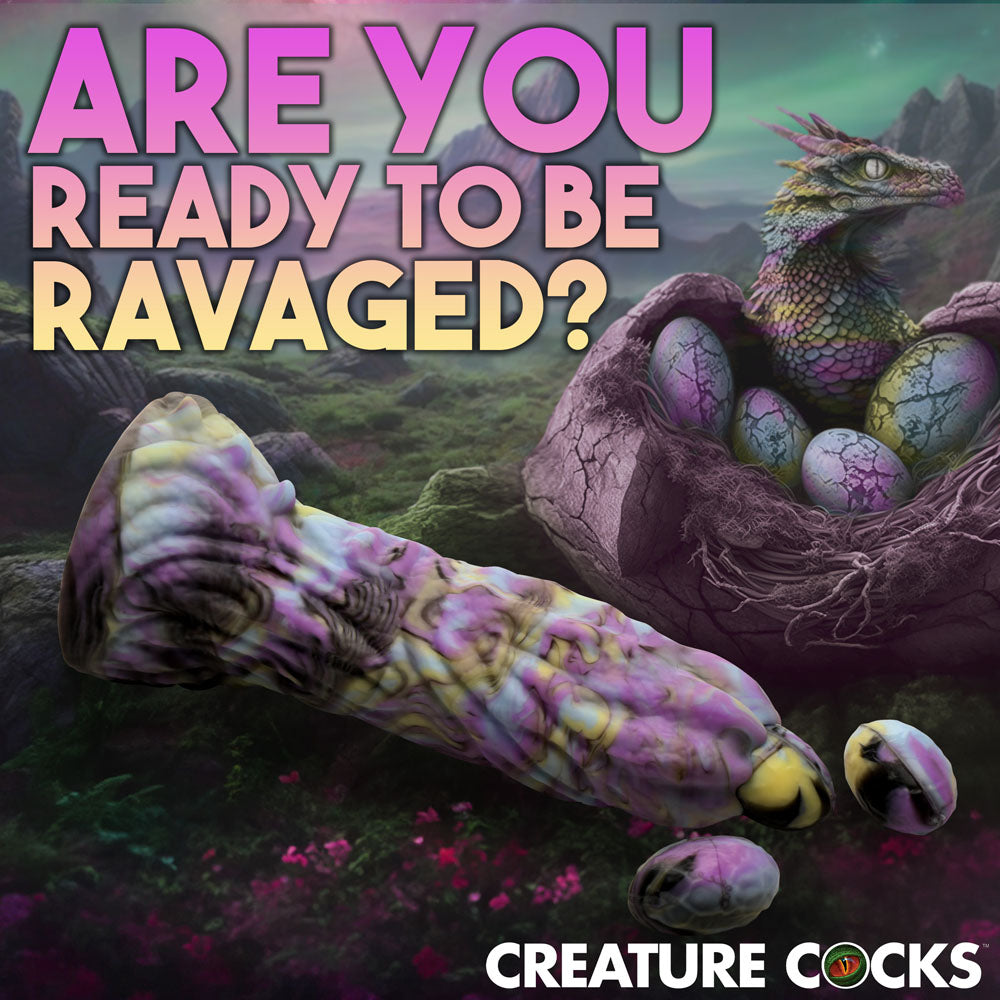 Creature Cocks Dragon Spawn Multi Coloured 18.5 Cm Ovipositor Fantasy Dildo