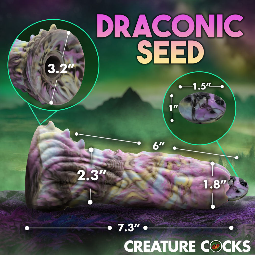Creature Cocks Dragon Spawn Multi Coloured 18.5 Cm Ovipositor Fantasy Dildo