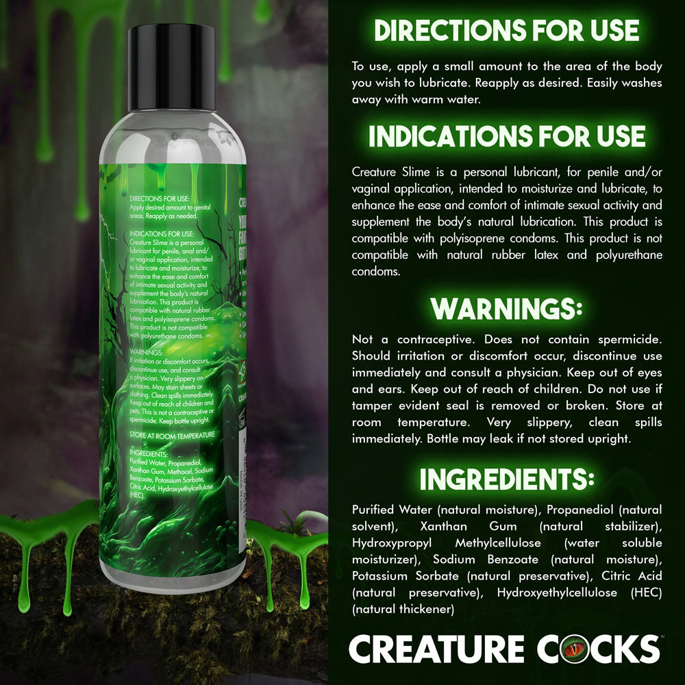 Creature Cocks Water Based Lubricant 236 Ml Water Based Lubricant 236 Ml Pump Bottle