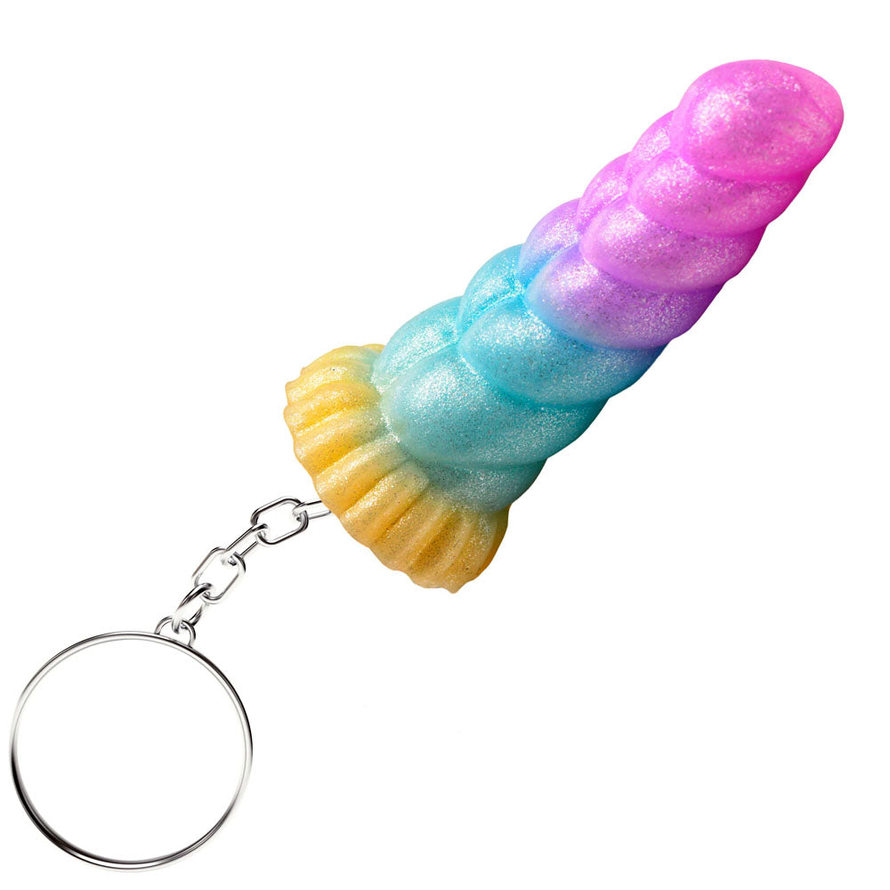 Creature Cocks Mystique Unicorn Keychain Novelty Fantasy Dildo Keyring