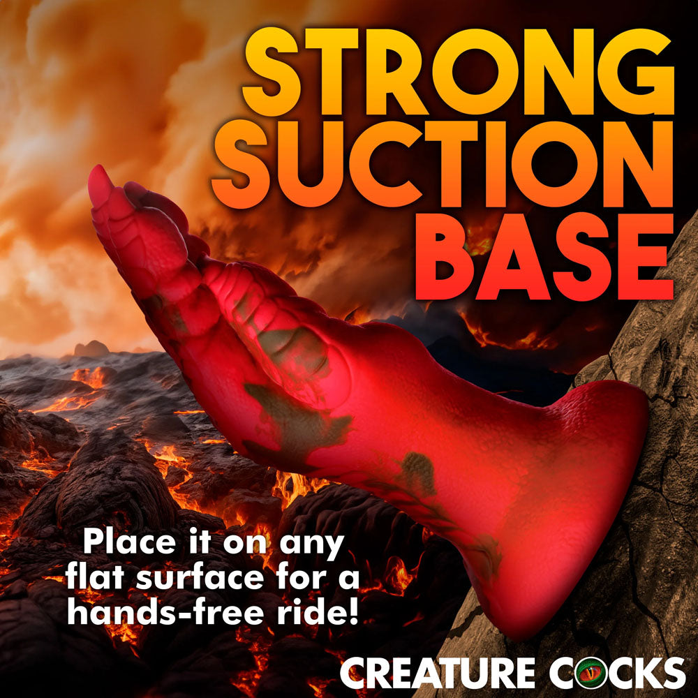 Creature Cocks Demon Claw Fisting Silicone Dildo Red 21.8 Cm Claw Fantasy Dildo