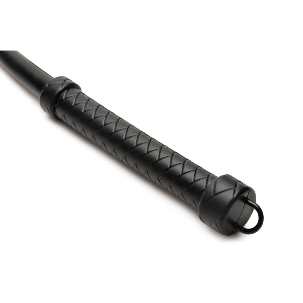 Master Series Viper Tail Black Black Silicone Whip