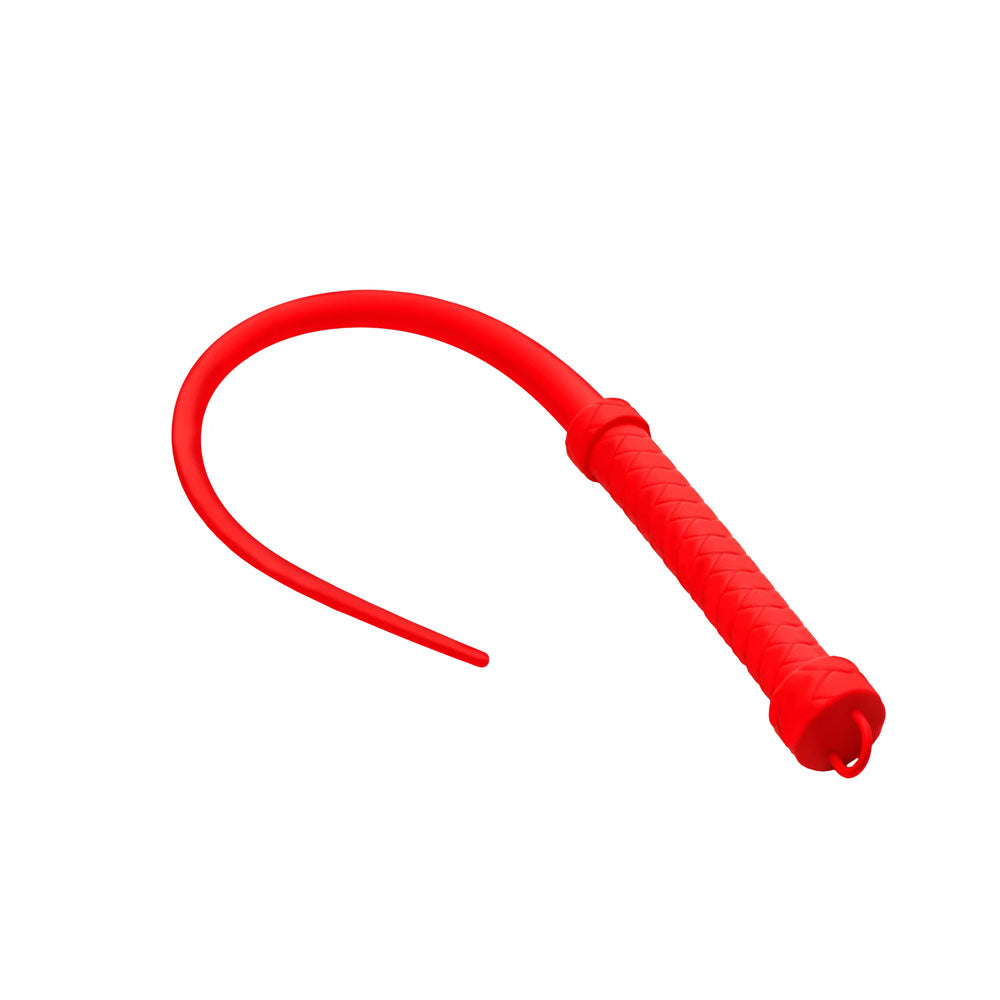 Master Series Viper Tail Red Red Silicone Whip