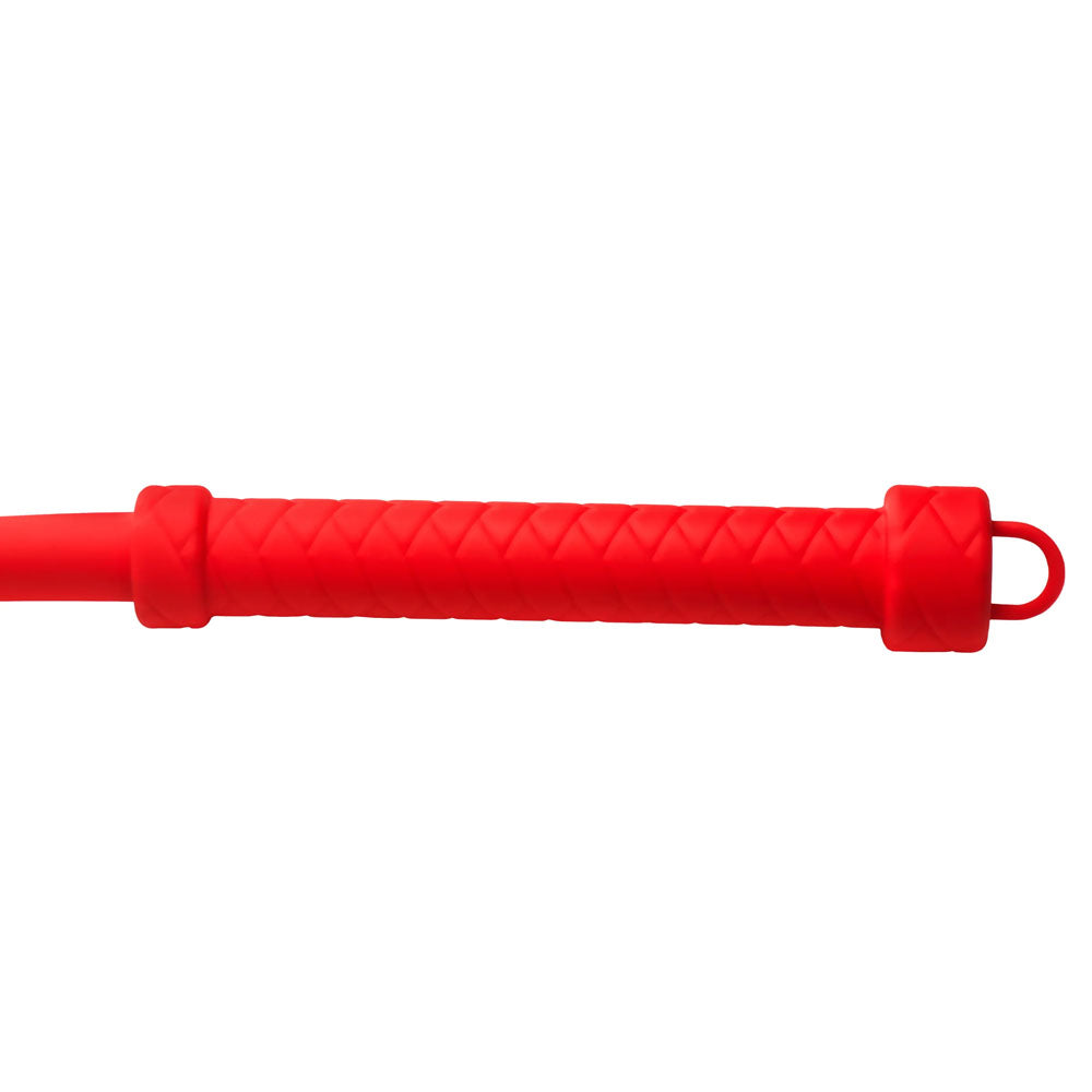 Master Series Viper Tail Red Red Silicone Whip