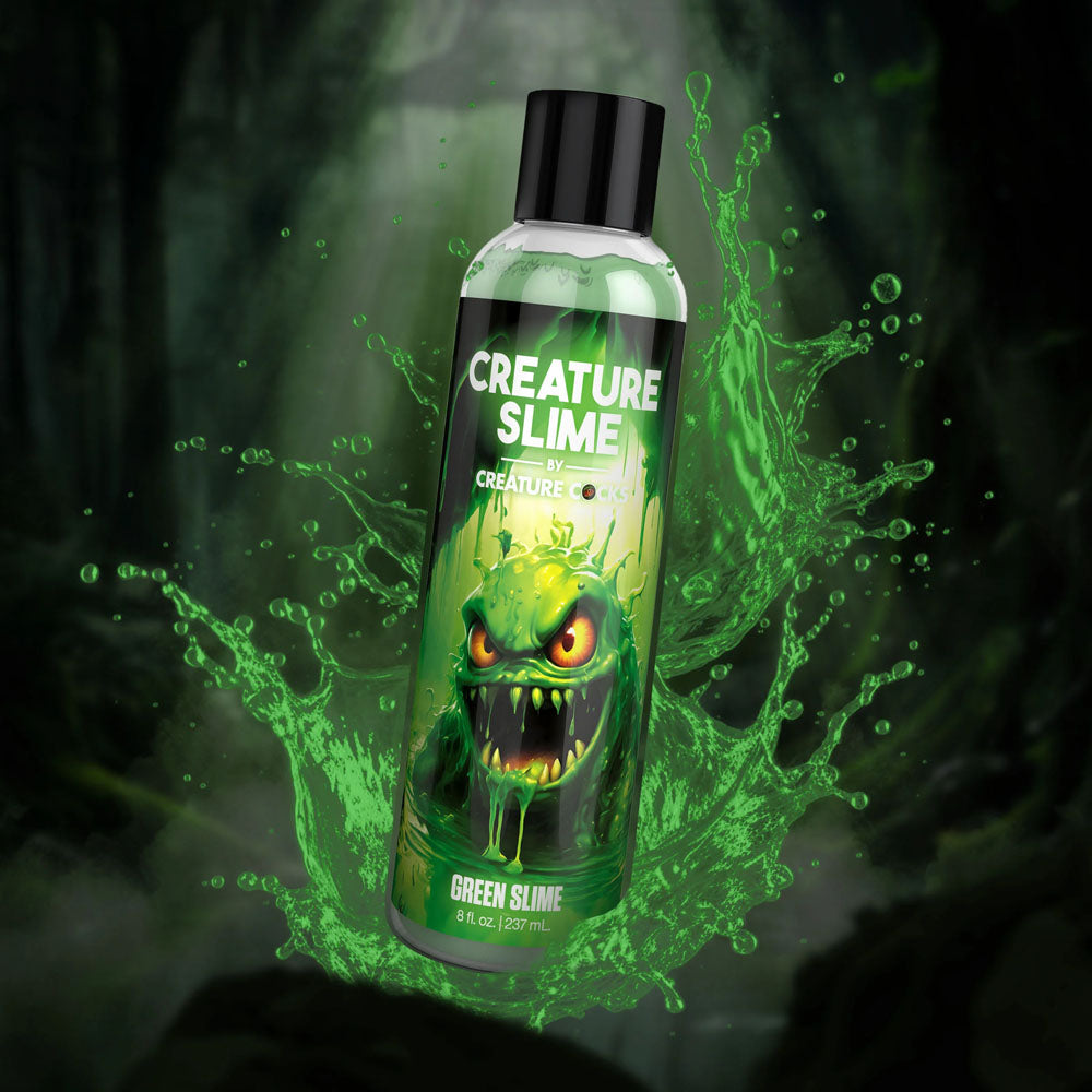 Creature Slime By Creature Cocks Green Slime Green Water Based Lubricant 237 Ml Bottle