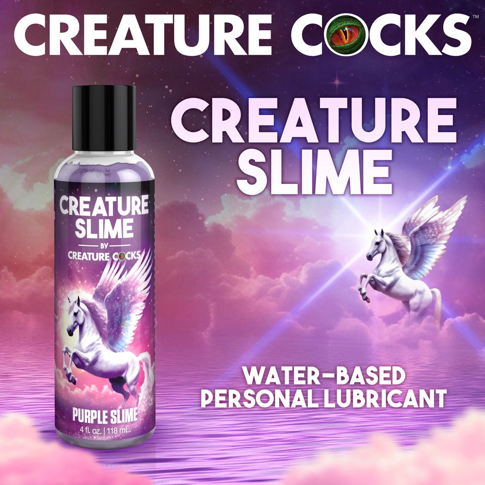 Creature Slime By Creature Cocks Purple Slime Purple Water Based Lubricant 118 Ml Bottle