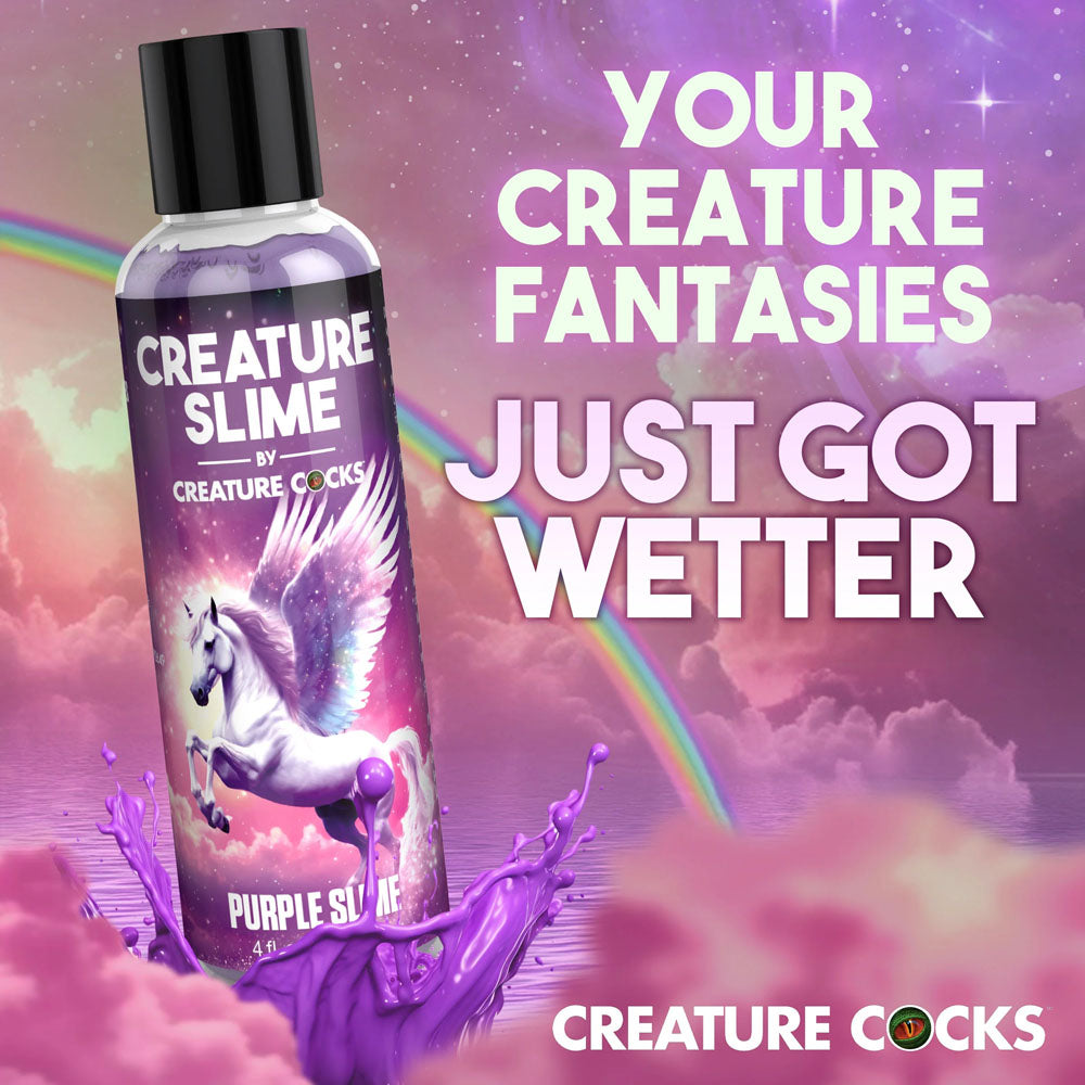 Creature Slime By Creature Cocks Purple Slime Purple Water Based Lubricant 118 Ml Bottle